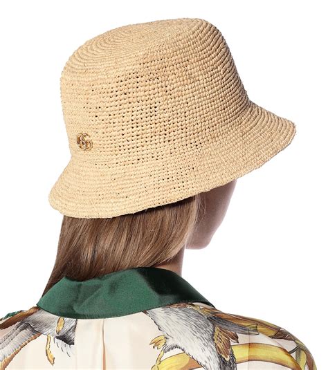 gucci raffia hat